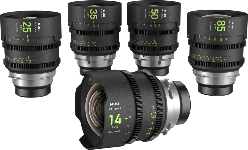 NiSi Athena Prime Lens Set (14 / 25 / 35 / 50 / 85 mm) PL-Mount