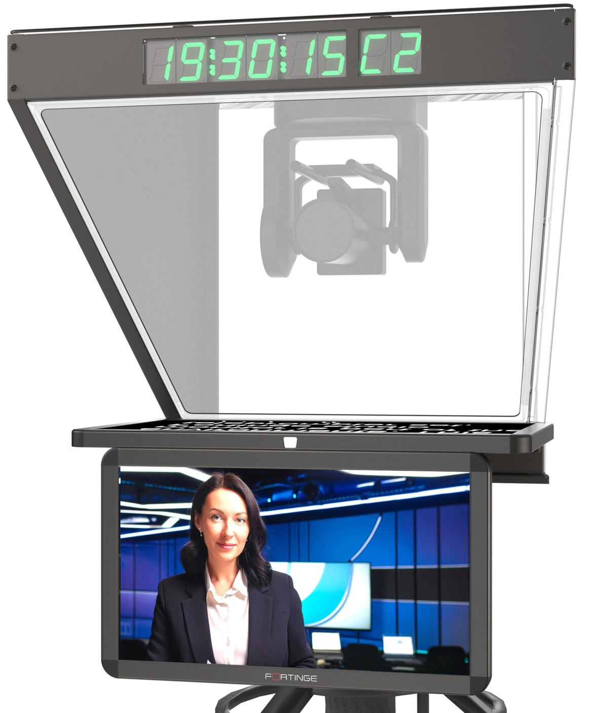 FORTINGE ROBO 21" Studio Teleprompter + SDI In/Out