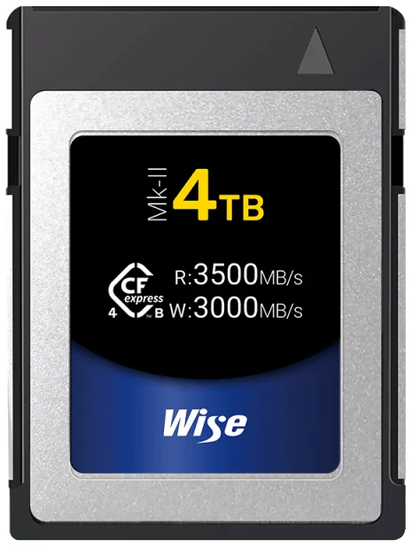 WISE CFexpress 4.0 Type B MkII Memory Card 4 TB