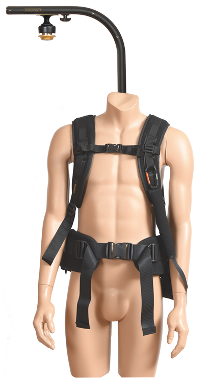 Easyrig 6 Vario Cinema vest Large + extended arm (130mm/5in) Quick Release