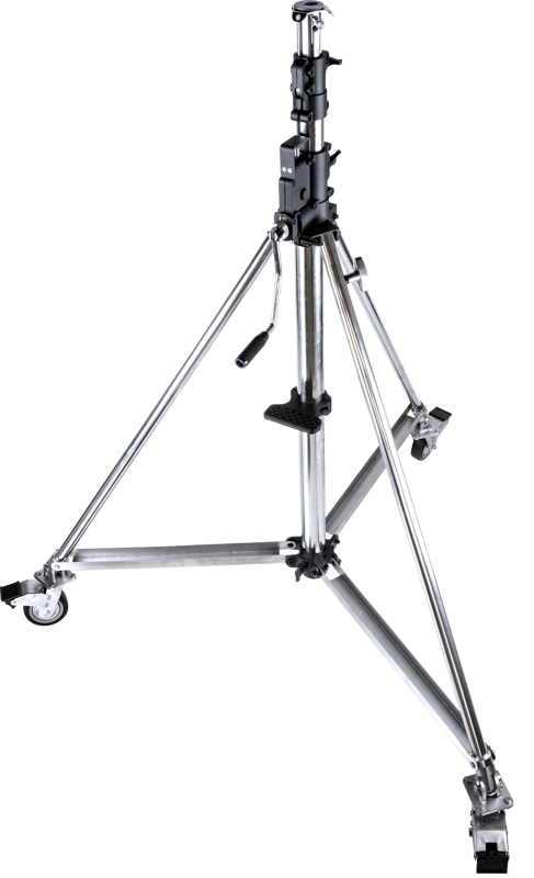 KUPO-484-Heavy-Duty-Wind-Up-Low-Base-Steel-Stand KUPO 484 Heavy Duty Wind-Up Low Base Steel Stand