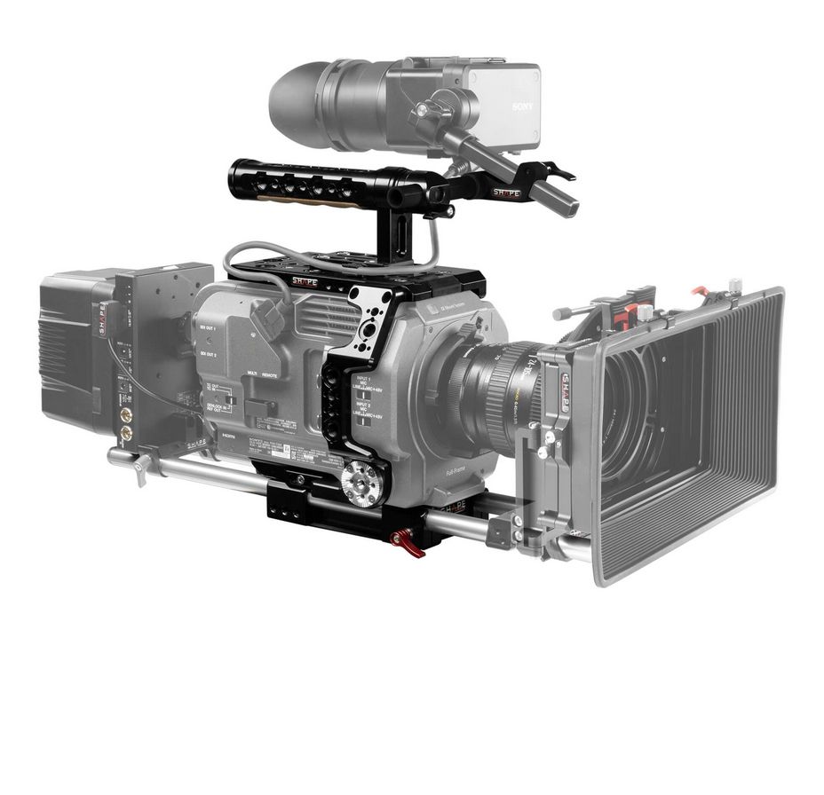 Shape Sony FX9 cage handle EVF mount