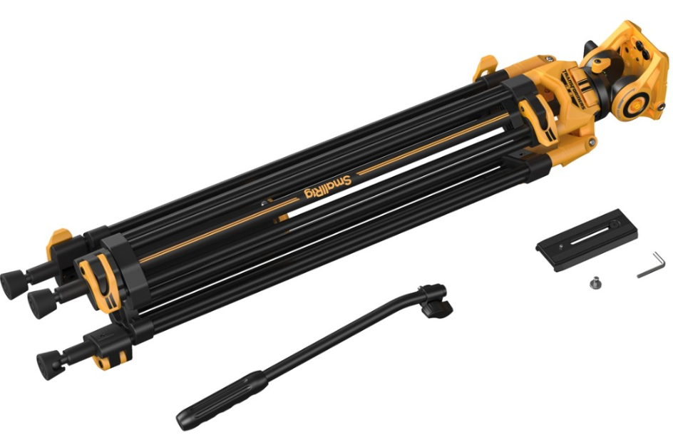 SmallRig Heavy-Duty Fluid Head Tripod AD-01 (BumbleBee Edition)