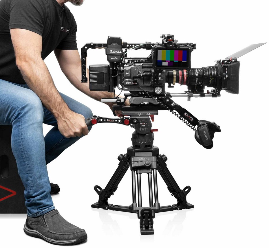SHAPE 1-stage Baby Tripod Legs 100mm Bowl with Ground Spreader BTL100